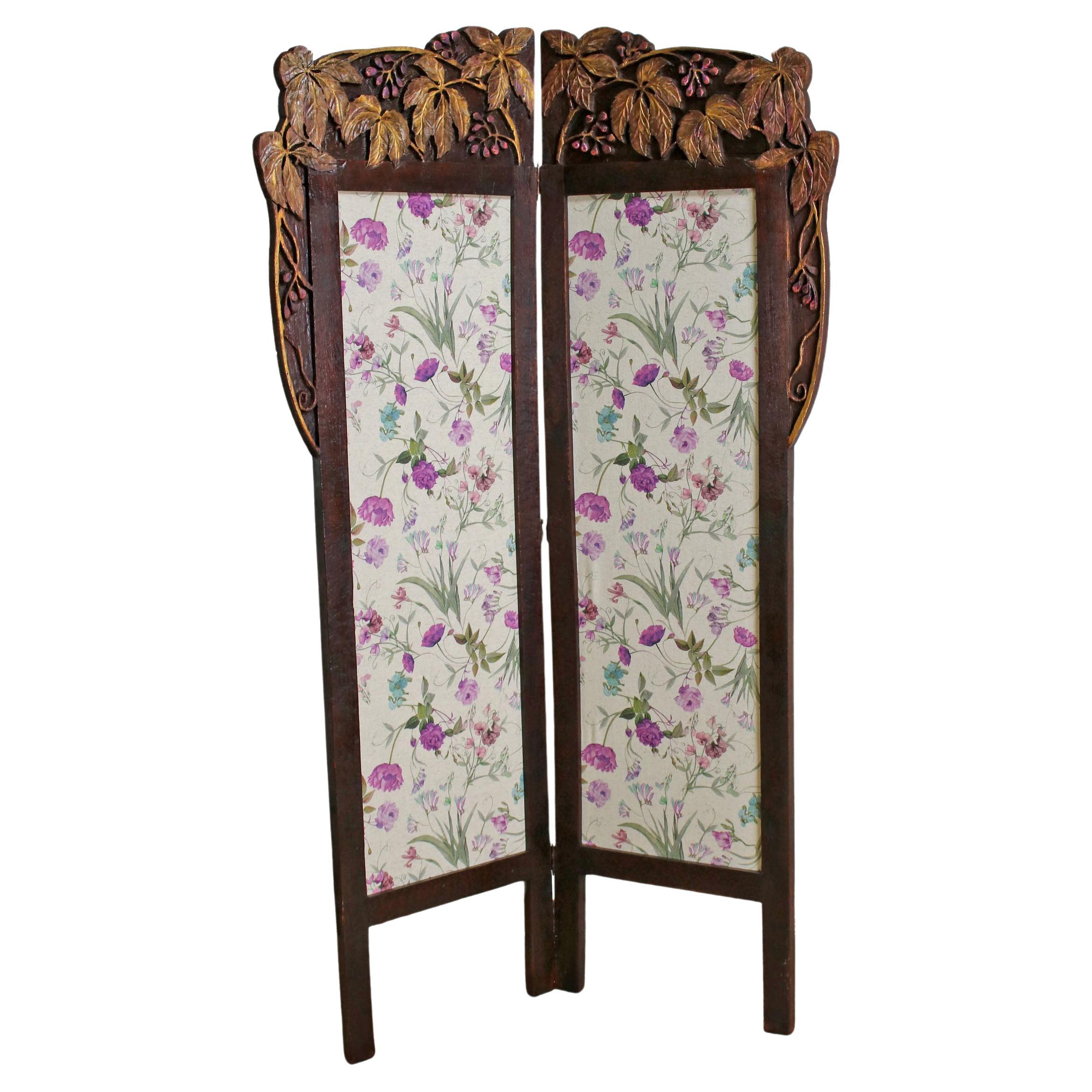 Victorian Privacy Screen, Circa 1905 For Sale