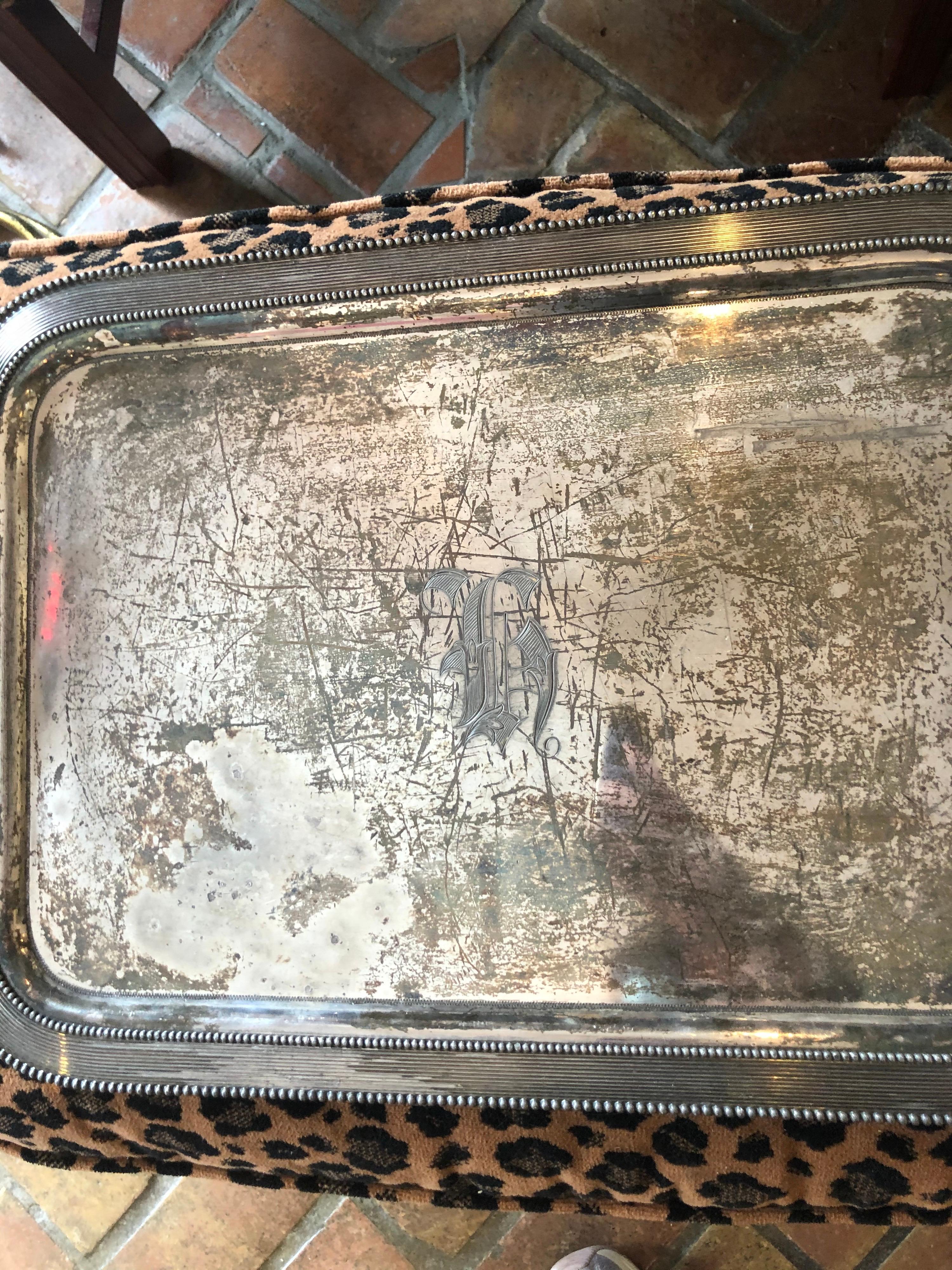 Victorian Quadruple Plated Serving Tray 3