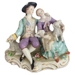 Antique Victorian Quality Porcelain Continental Group