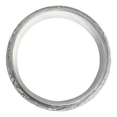 Viktorianischer, seltener, floraler Armreif aus Aluminium, CIRCA 1870