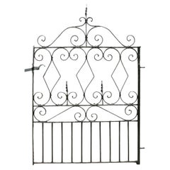 Victorian Reclaimed Wrought Iron Garden Gate