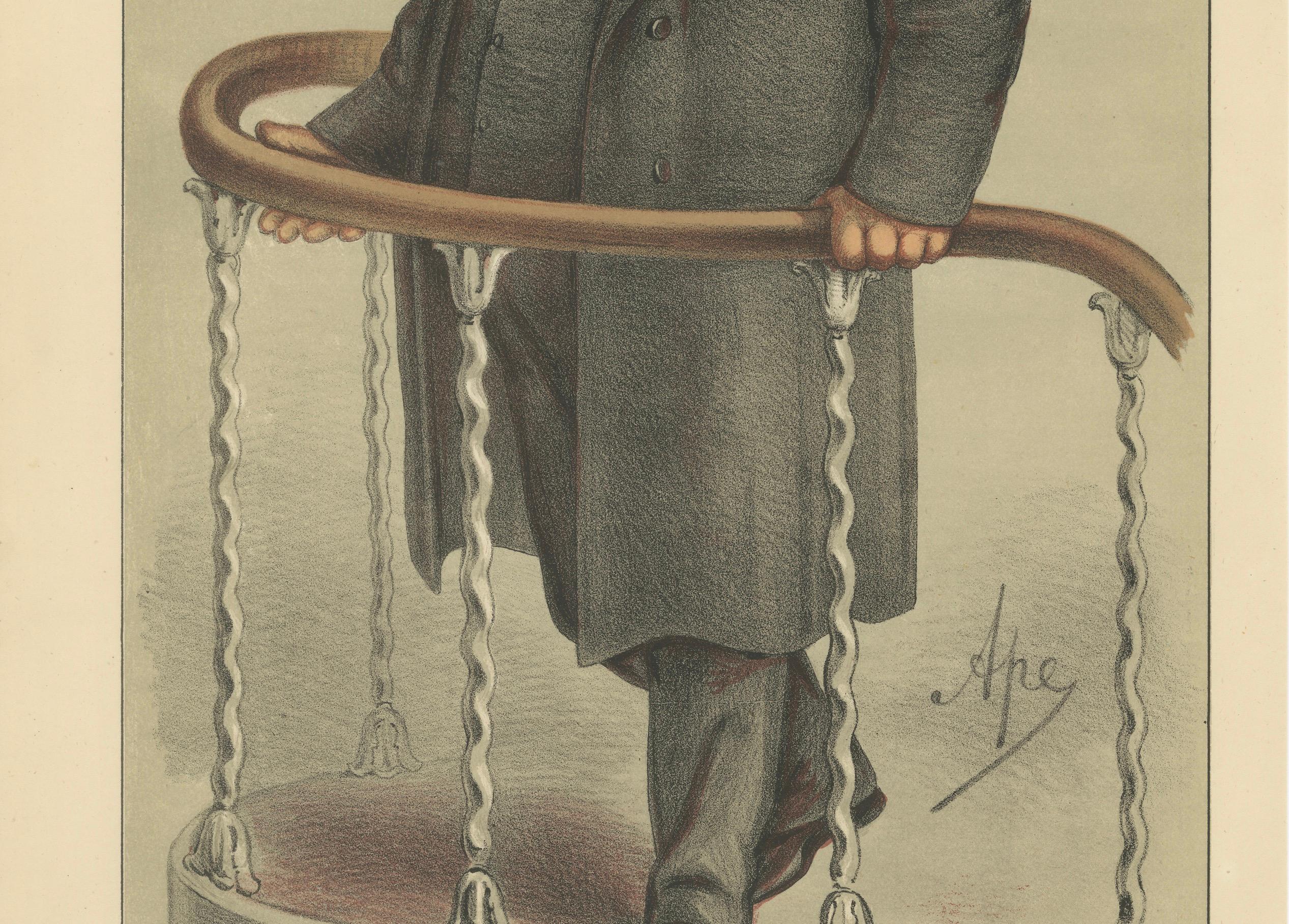 Victorian Reformer at the Rail – Vanity Fair Men of the Day No. 16, 1870