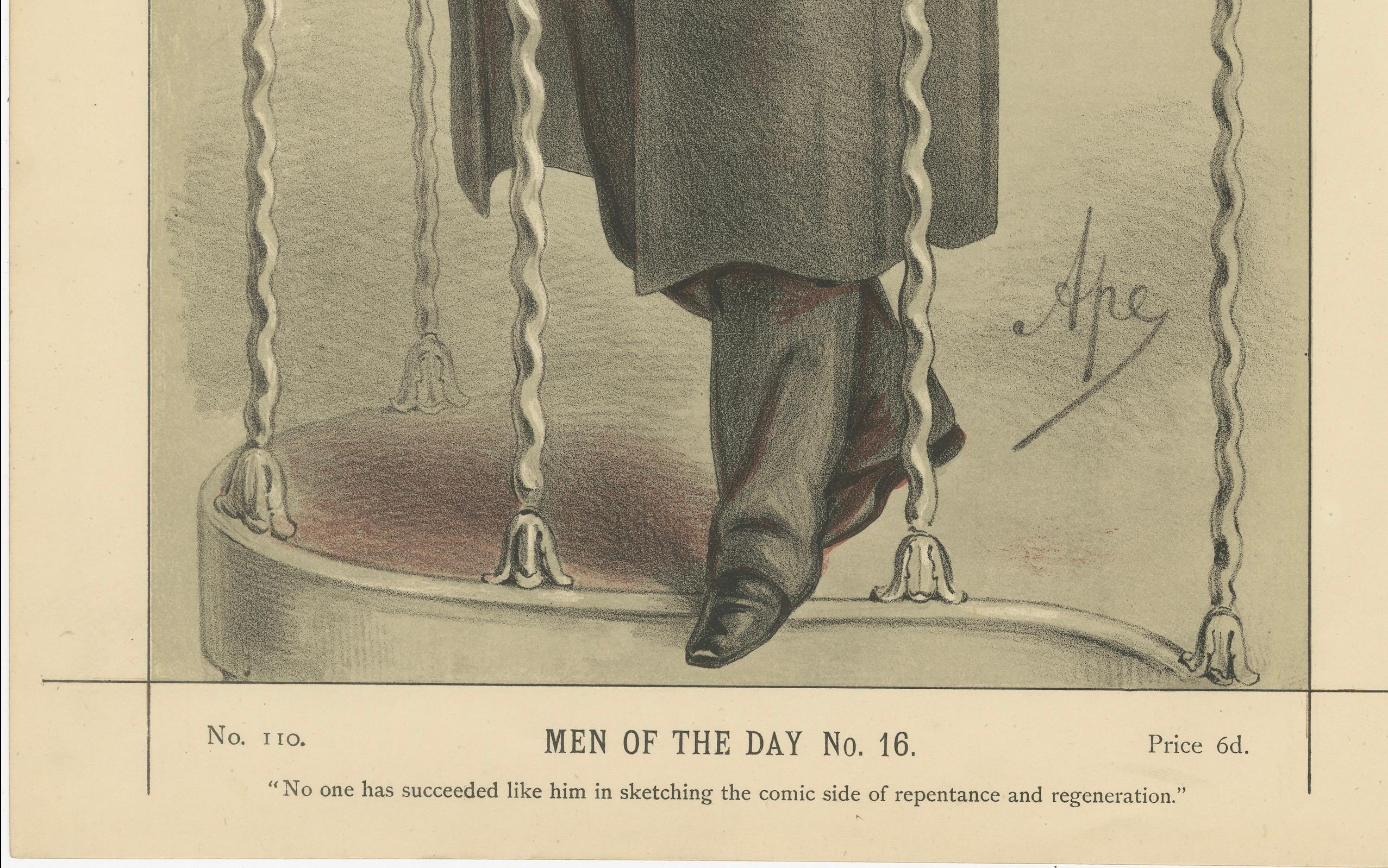 Victorian Reformer at the Rail – Vanity Fair Men of the Day No. 16, 1870