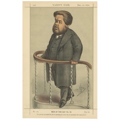 Victorian Reformer at the Rail – Vanity Fair Men of the Day No. 16, 1870