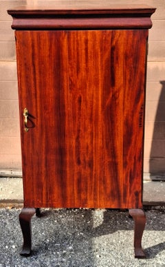 Victorian Refurbished Mahogany Sheet Music Cabinet, Ca 1900s