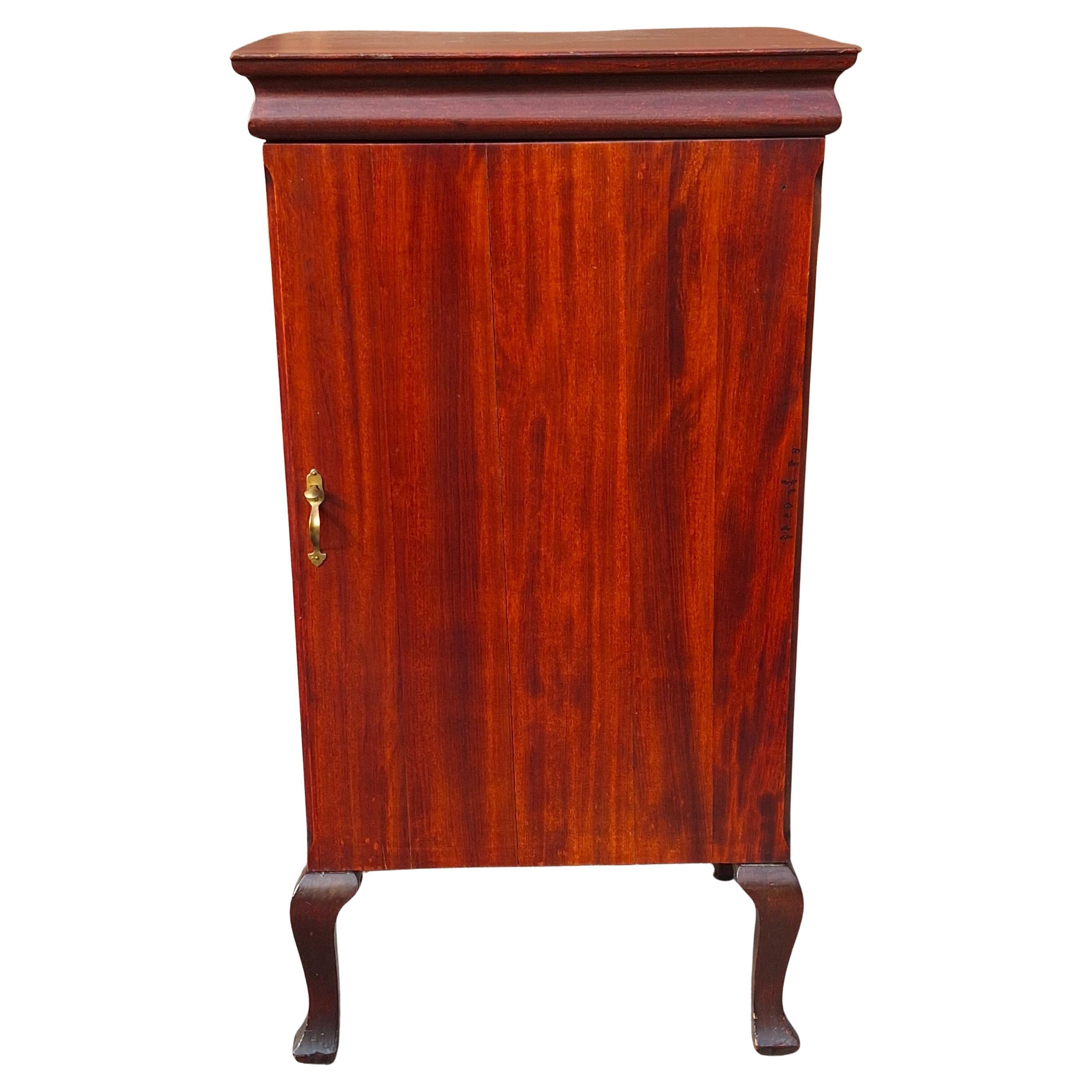 Victorian Refurbished Mahogany Sheet Music Cabinet, Ca 1900s For Sale