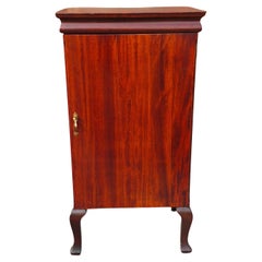 Victorian Refurbished Mahogany Sheet Music Cabinet, Ca 1900s