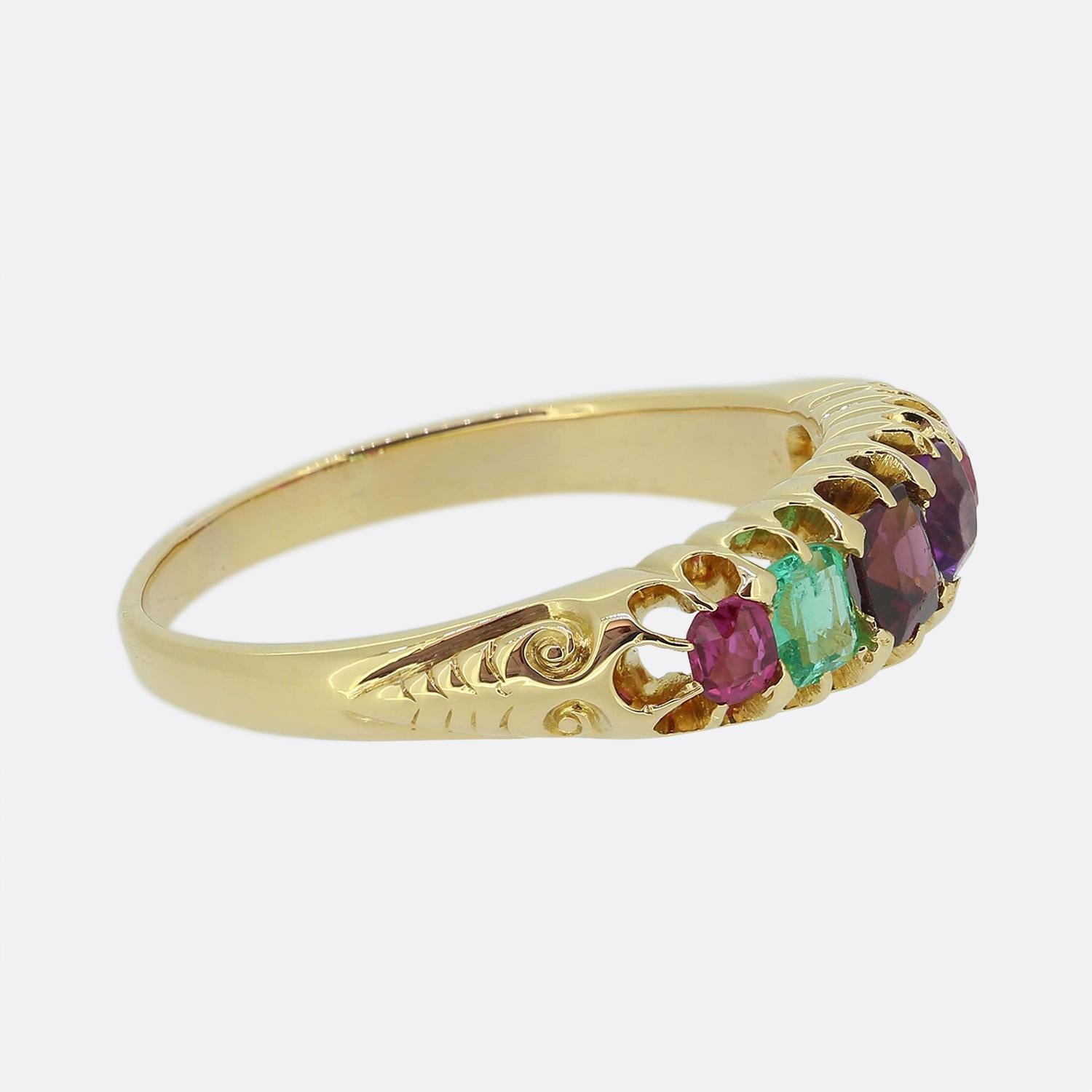 Victorien Bague acrostiche 
