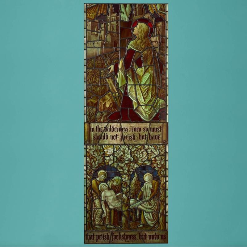 Vetrata antica religiosa vittoriana in vendita 5