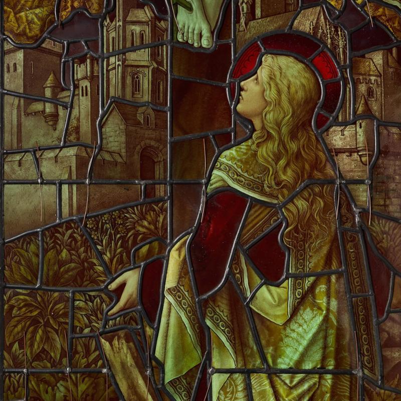 Vetrata antica religiosa vittoriana in vendita 4