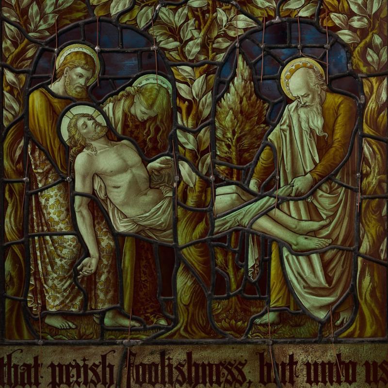 Vetrata antica religiosa vittoriana in vendita 7