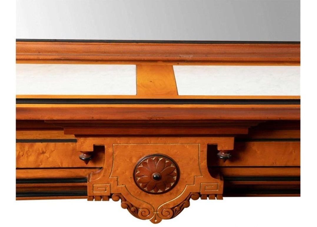 Espejo de repisa y muelle de renacimiento victoriano. EE.UU. Finales del siglo XIX. en Bueno estado para la venta en Los Angeles, CA