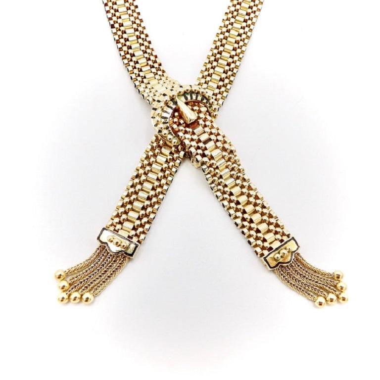 woven gold chain