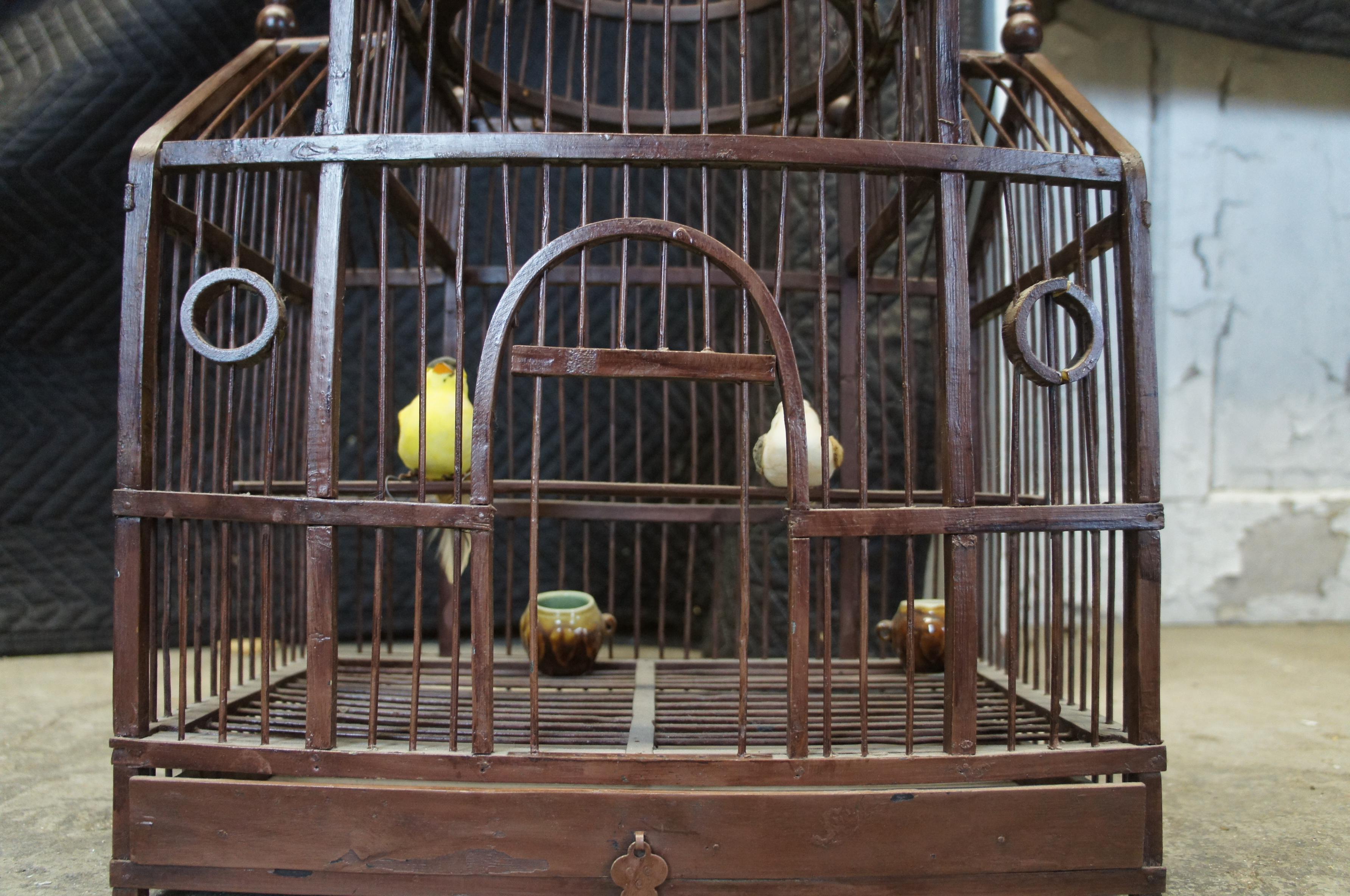 faux oiseaux pour cage
