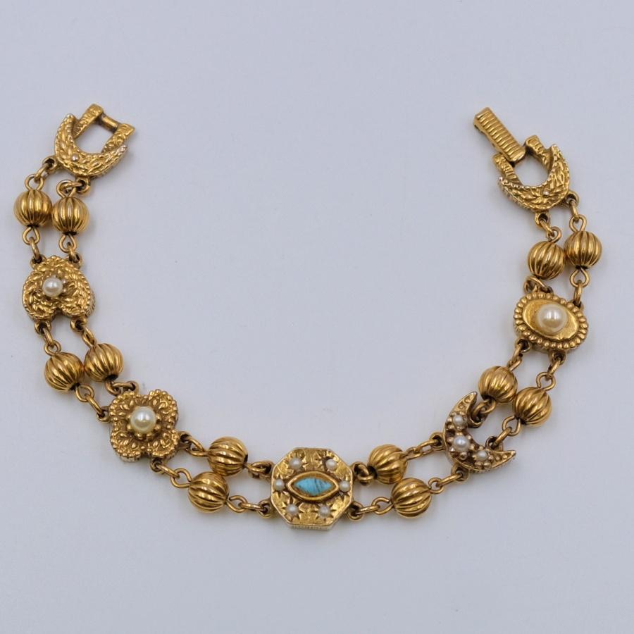 vintage goldette bracelet