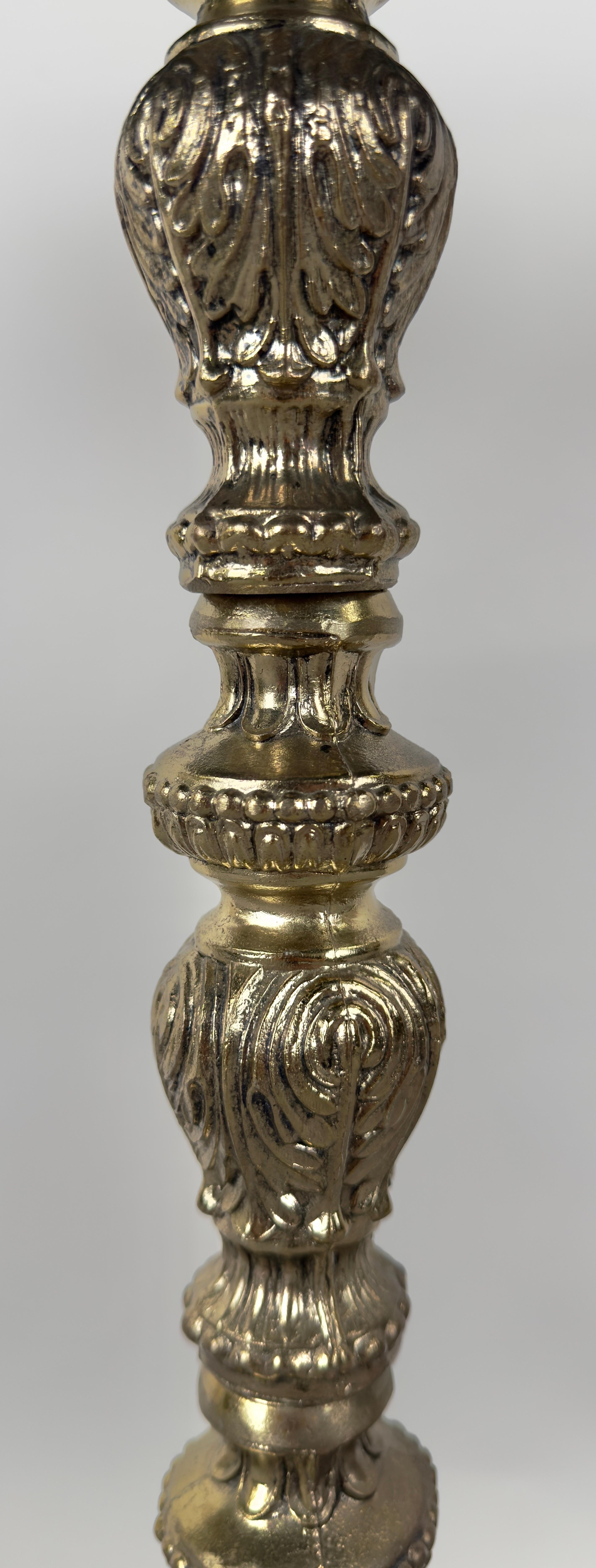 Victorian Revival Chess Table & Pieces with Marble Top & Bronze Base For Sale 7
