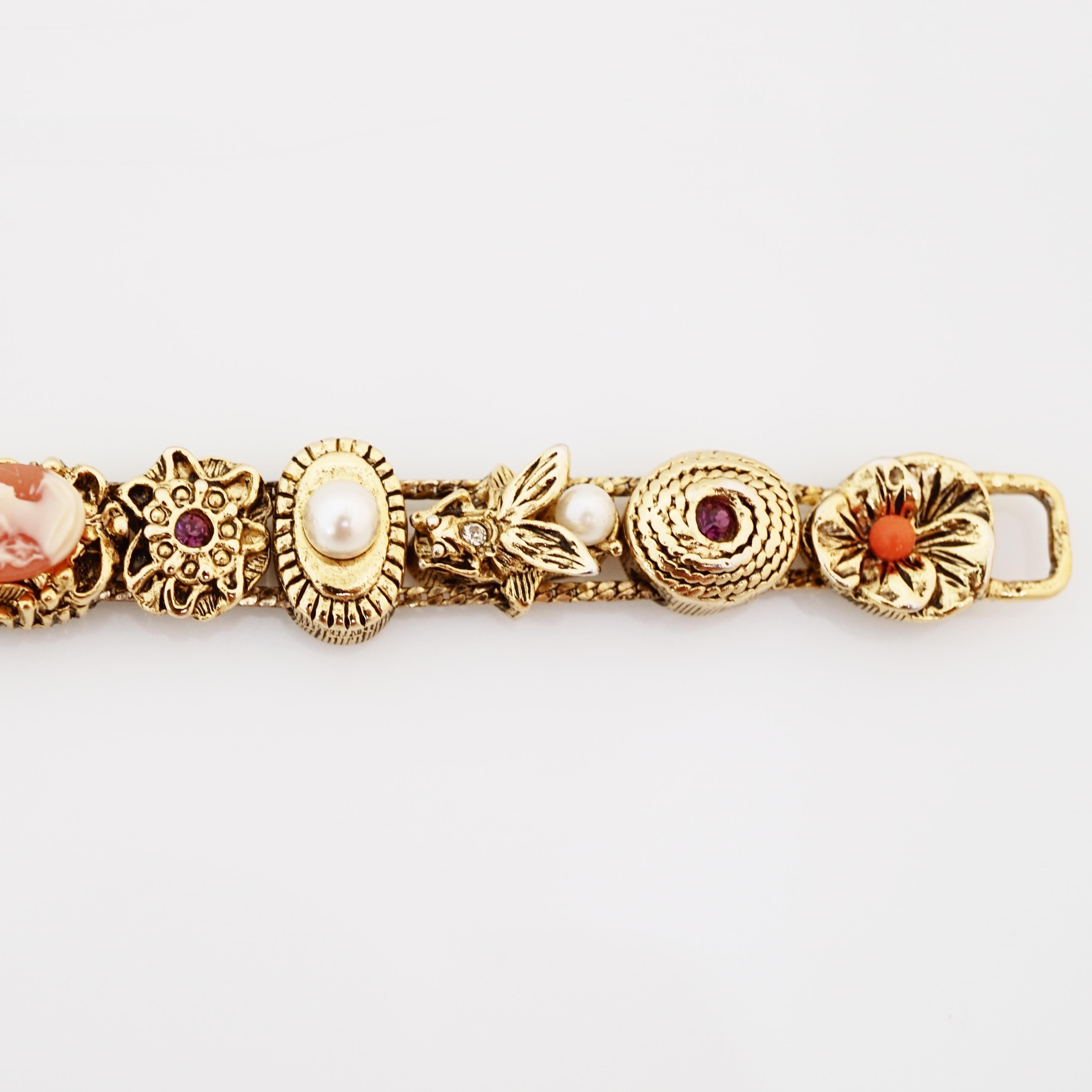 vintage goldette bracelet