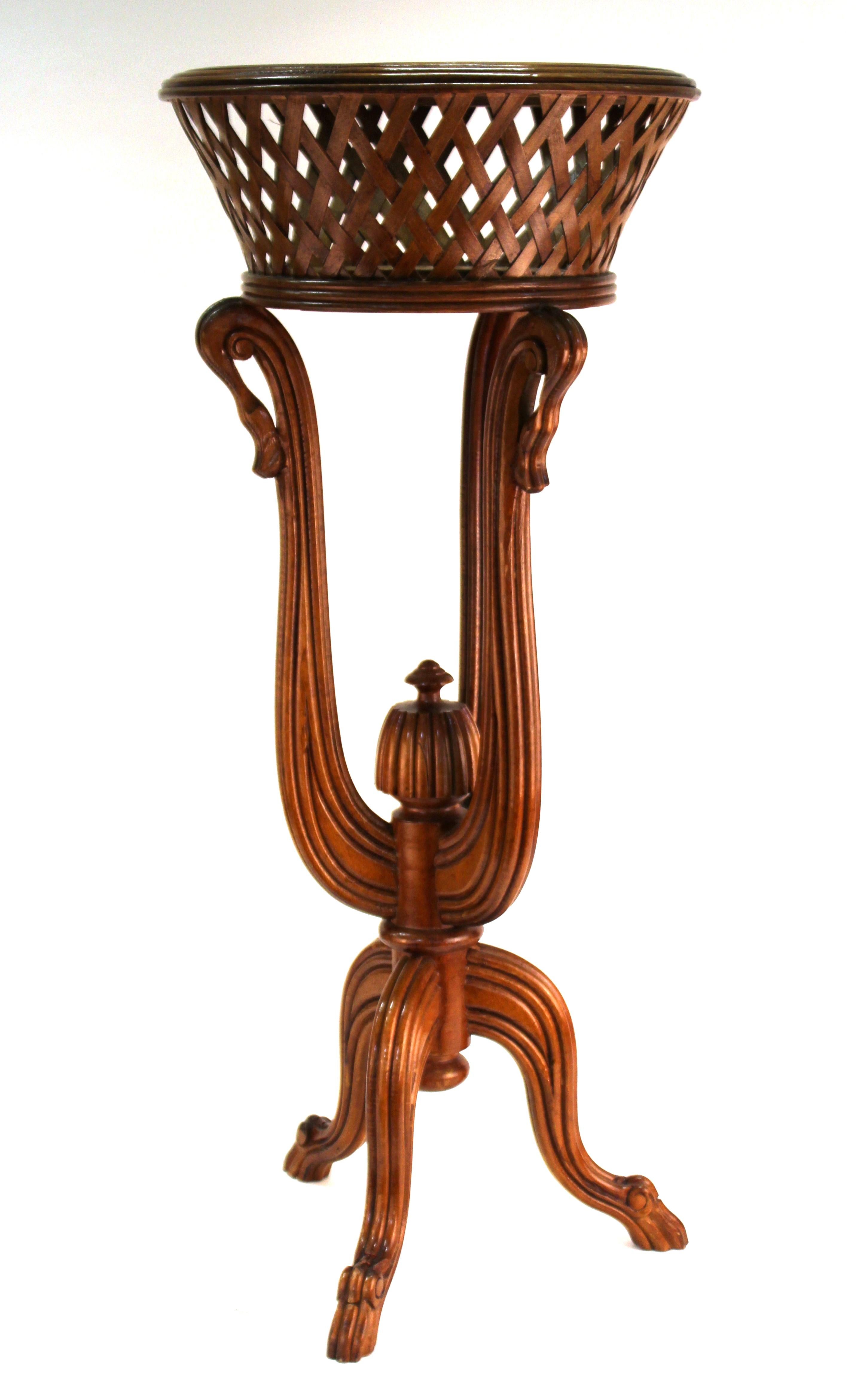 victorian wooden plant stand