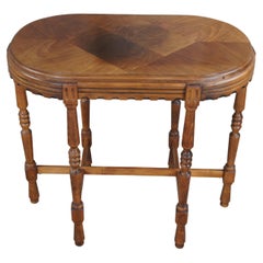 Mesa de salón ovalada de nogal de estilo victoriano 30
