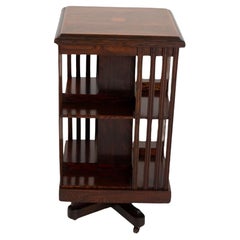 Victorian Revolving Bookcase Antique 1870