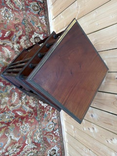Victorian revolving bookcase – Period 1870/1900 – Mahogany and brass