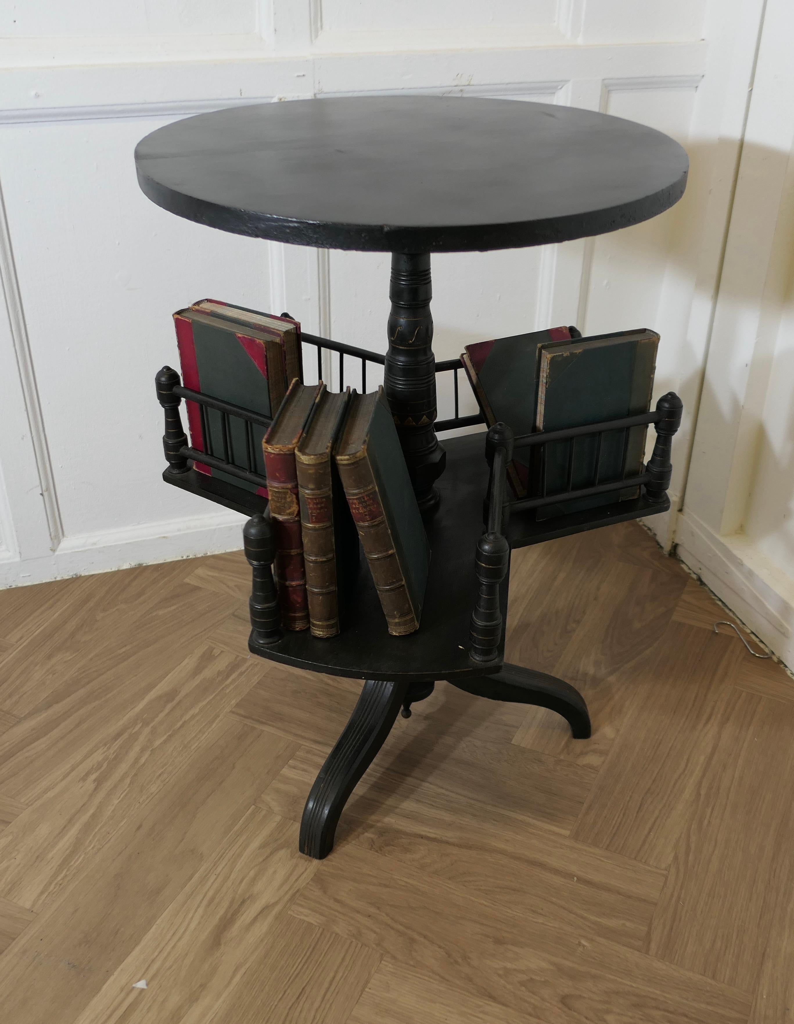 19th Century Victorian Revolving Reading Stand or Book Table