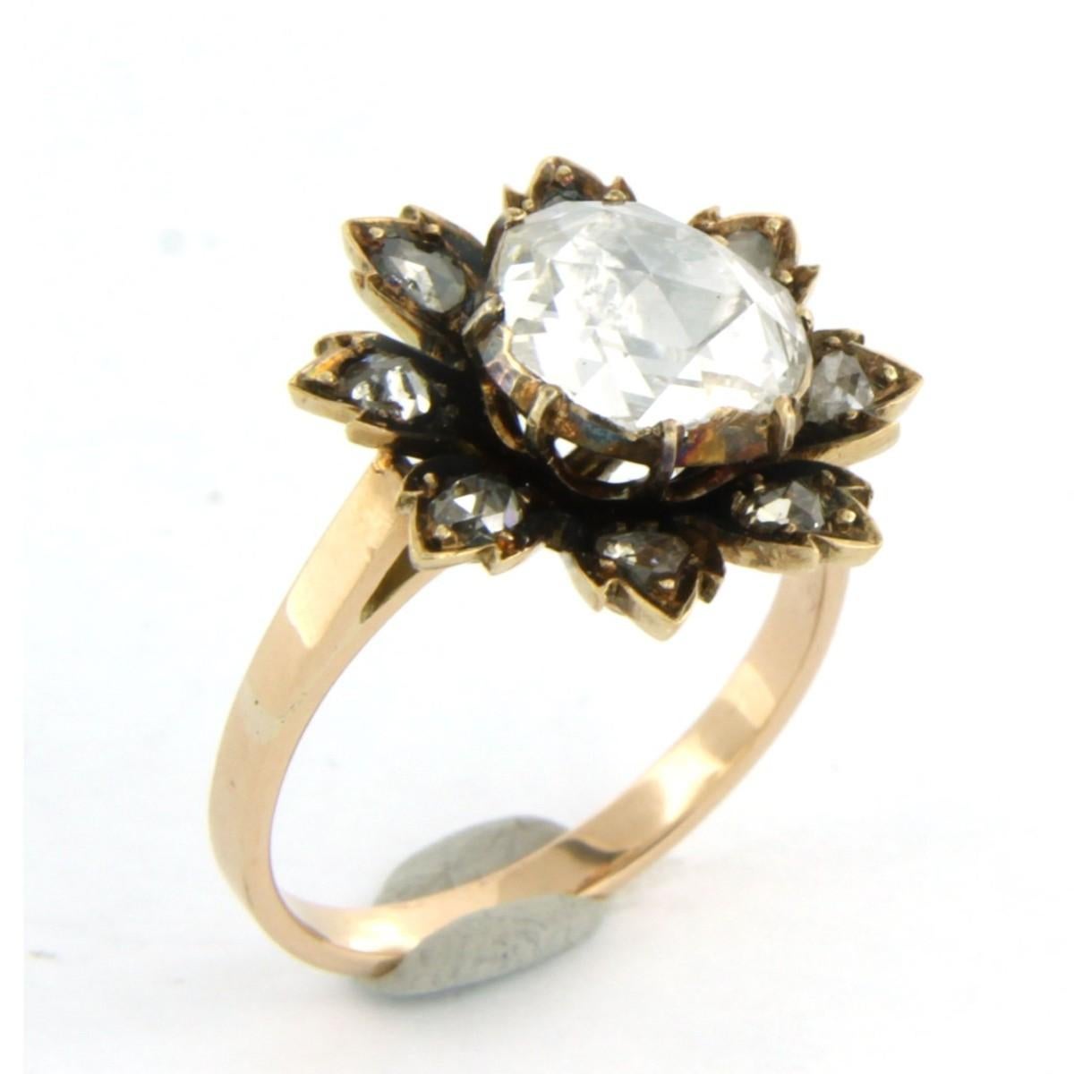 IGI Jewel Report - Ring aus 14k Rotgold mit 1,00 ct Diamanten im Rosenschliff F-VS2 und kleineren Diamanten im Rosenschliff bis zu 0,10ct - Ringgröße US 5.75 - EU 16.25 (51)

Ausführliche Beschreibung:

Die Oberseite des Rings ist 1,5 cm