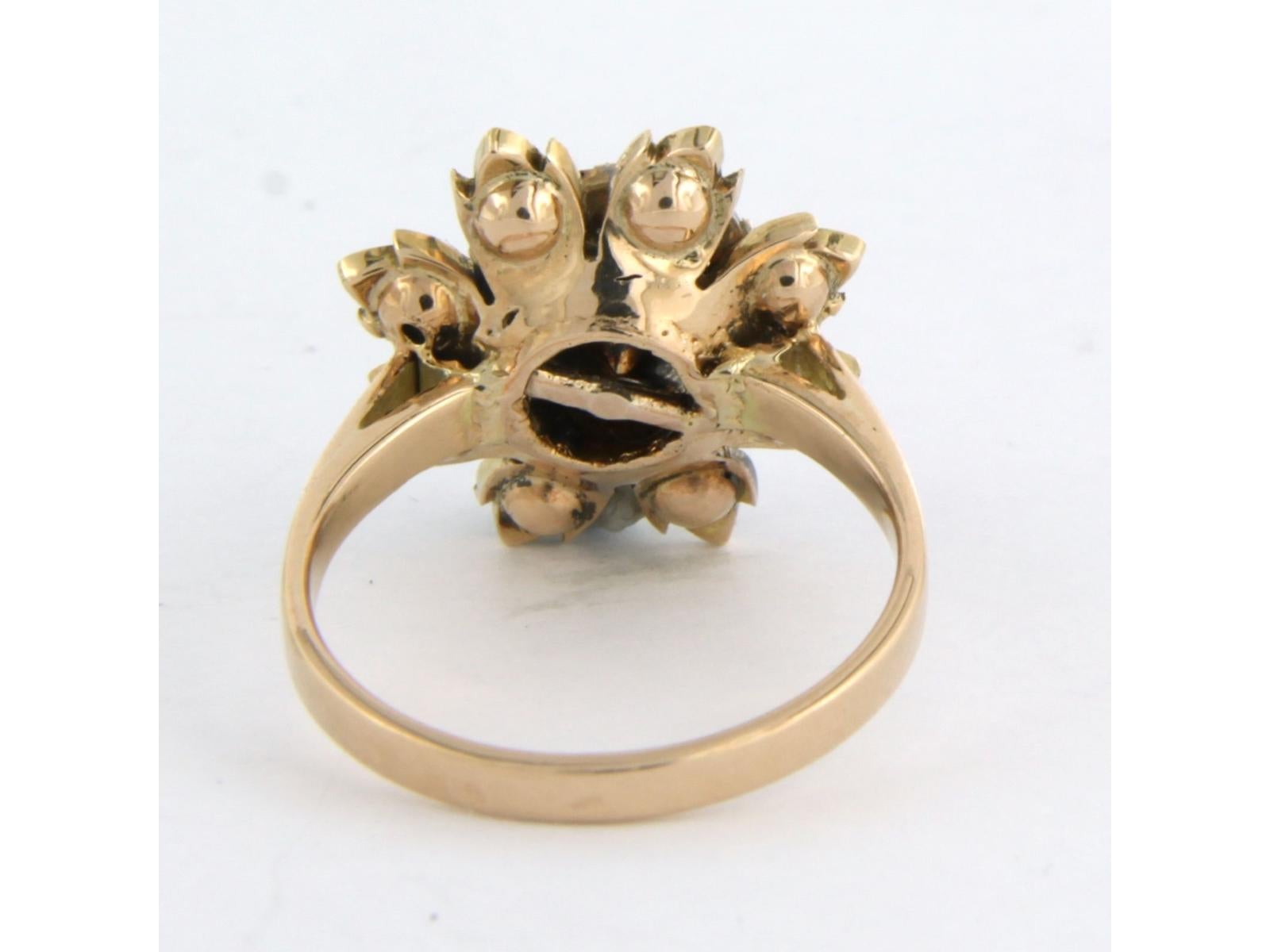 Viktorianischer Ring mit Diamant im Rosenschliff bis zu 1,10ct mit IGI-Steinzeugnis 14k Gold im Angebot 2