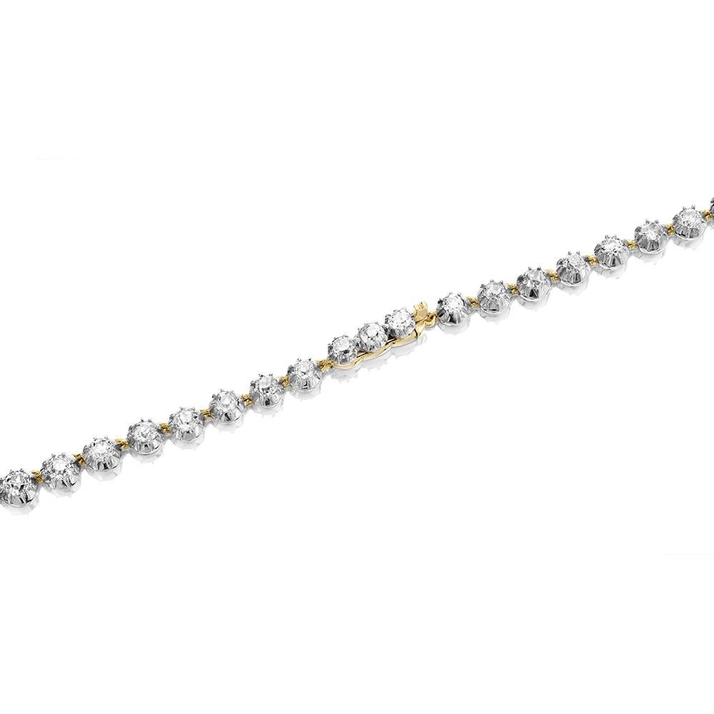 single strand diamond necklace