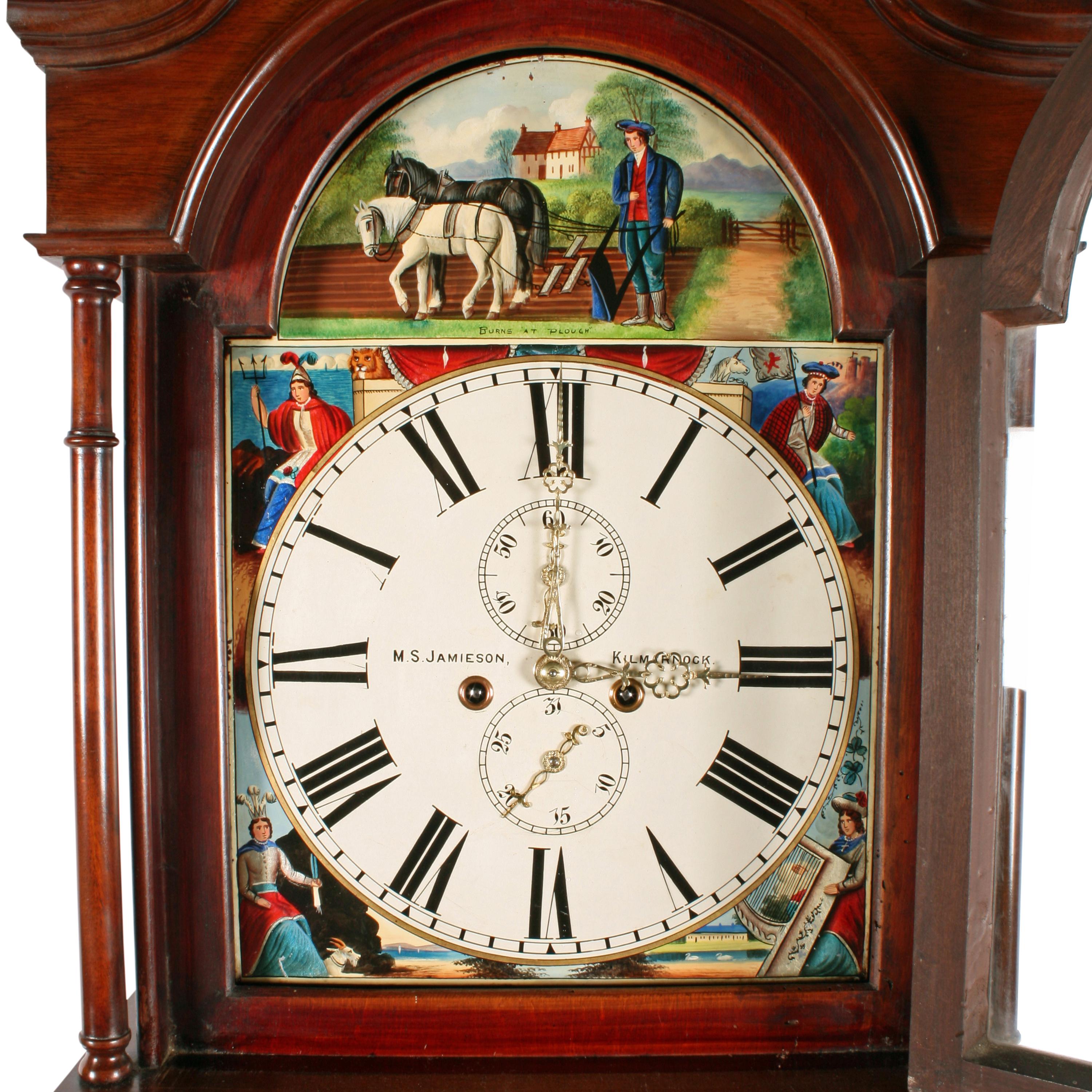 grandfather clock victorian
