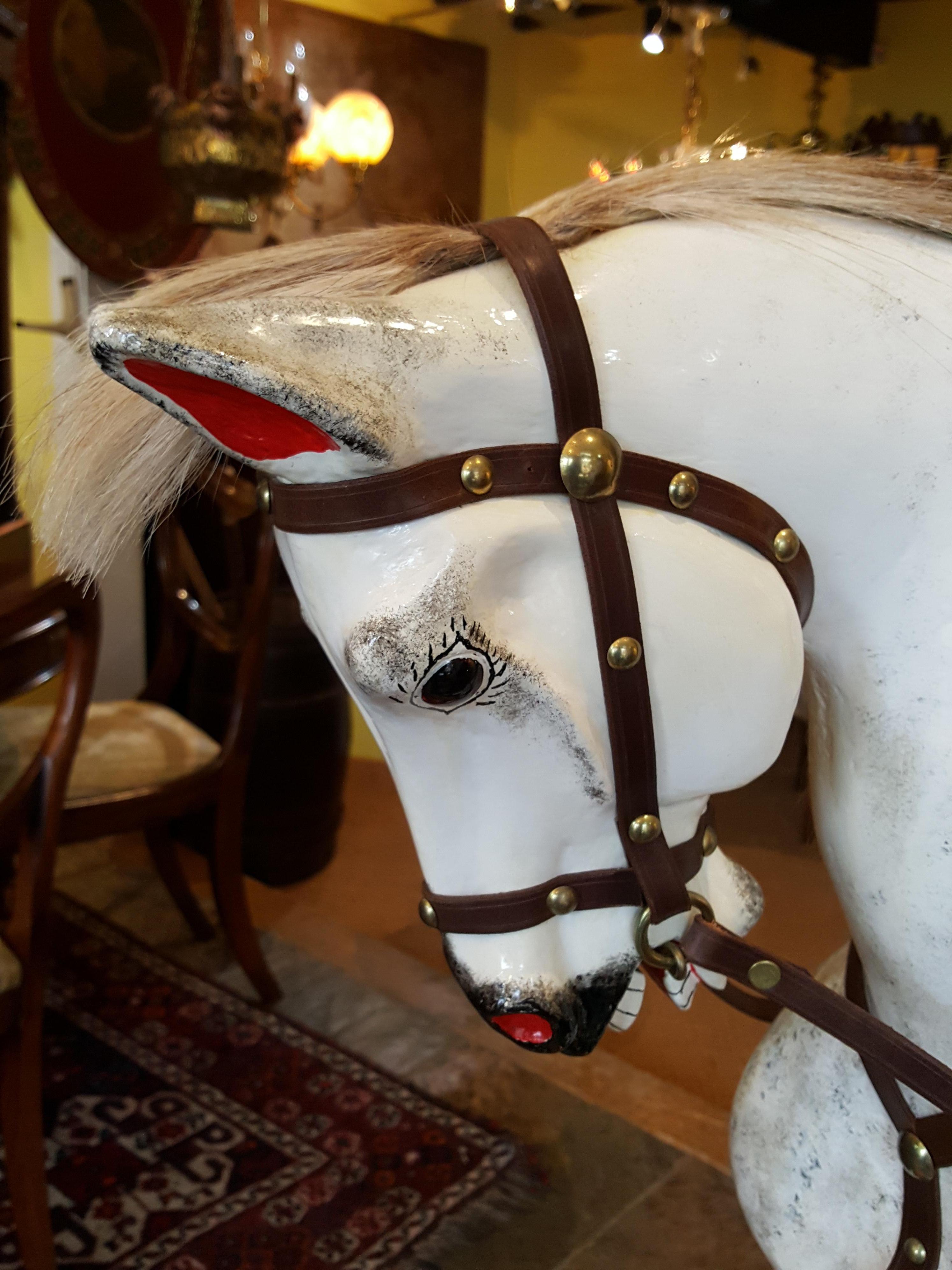Victorian rocking horse by Collinson and Sons of Liverpool. Fully restored 60