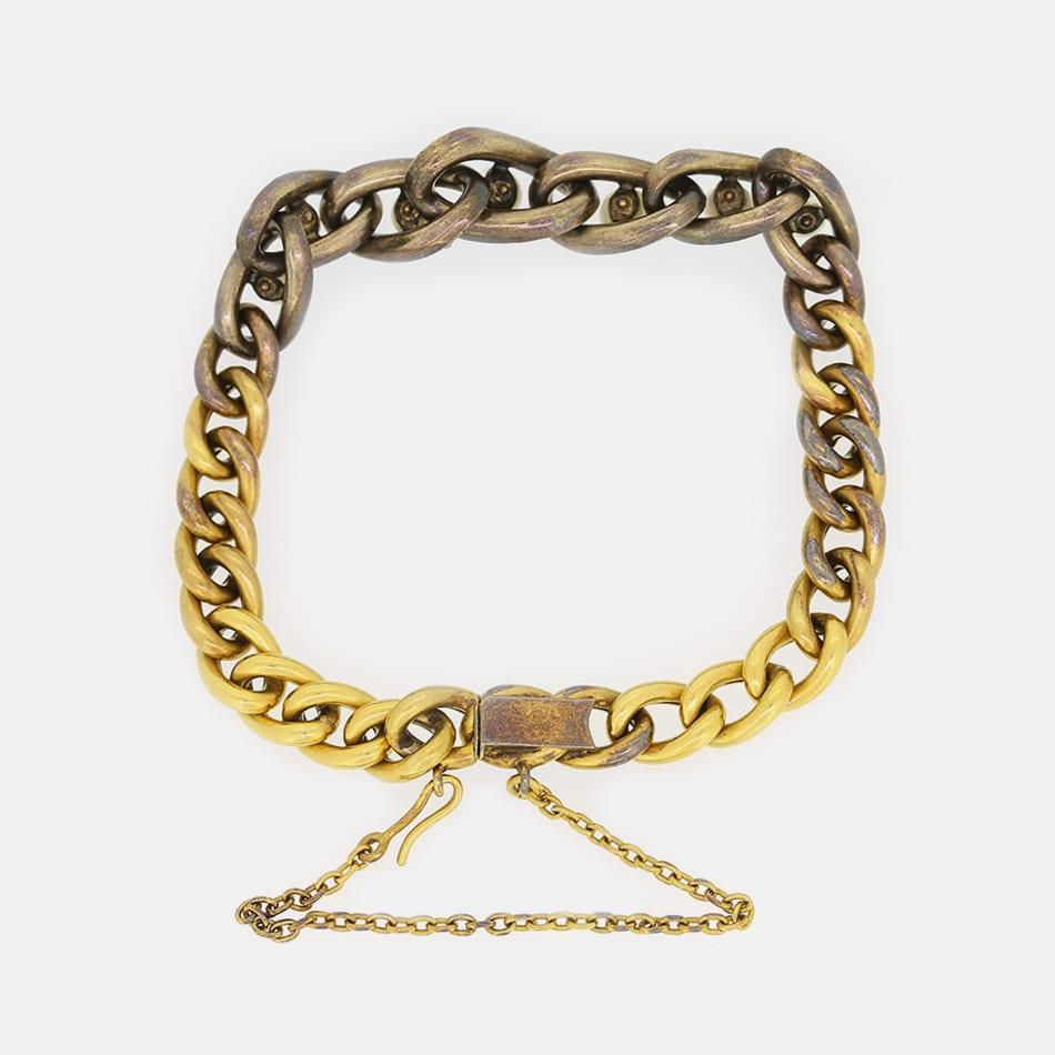 Vittoriano Bracciale vittoriano di diamanti taglio rosa e perle naturali in vendita