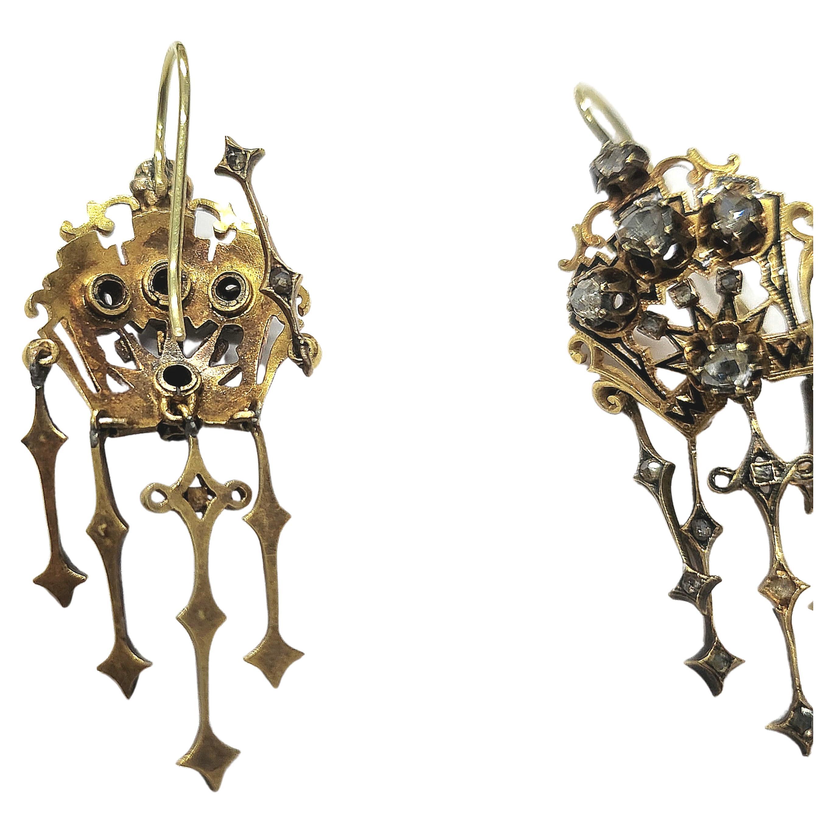 1850s earrings