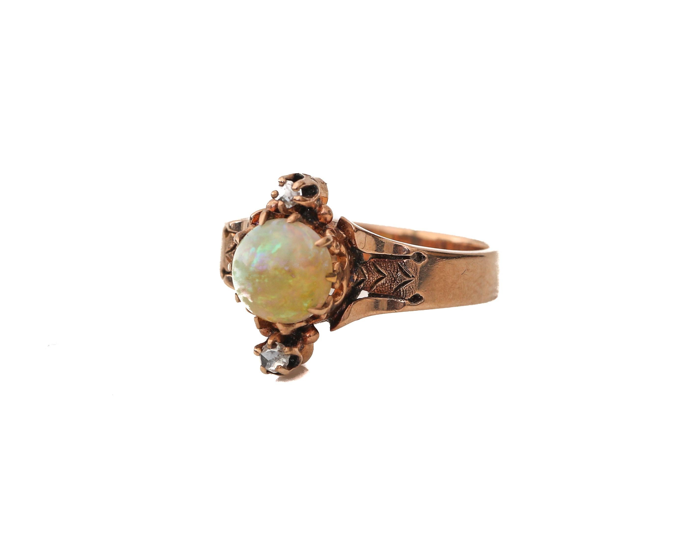 victorian opal rings