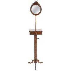 Victorian Rosewood Adjustable, Telescopic, Shaving Mirror, Scotland, 1840