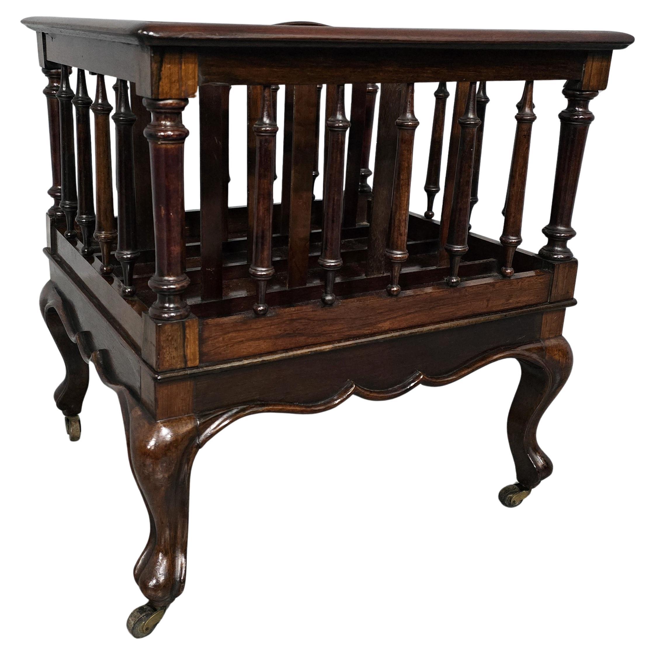 Canterbury victorien en bois de rose