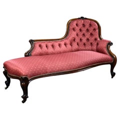 Victorian Rosewood Chaise Lounge