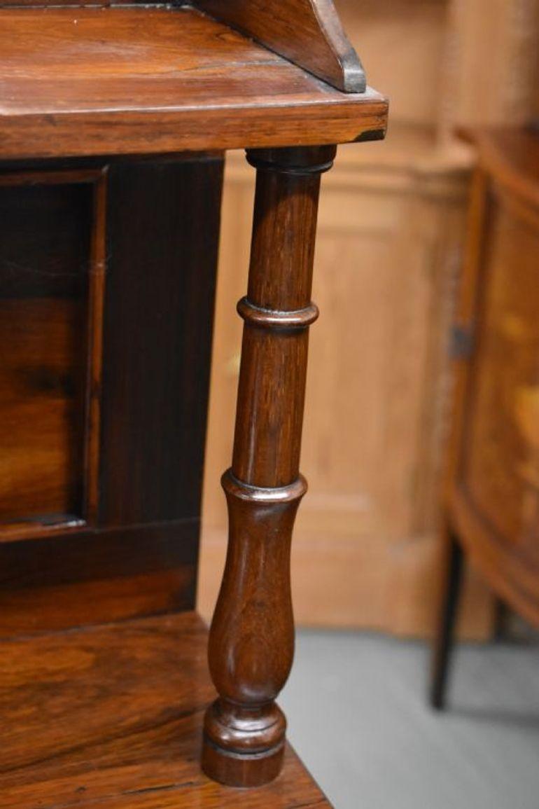 19th Century Victorian Rosewood Chiffonier For Sale