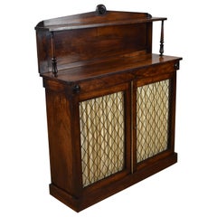 Antique Victorian Rosewood Chiffonier