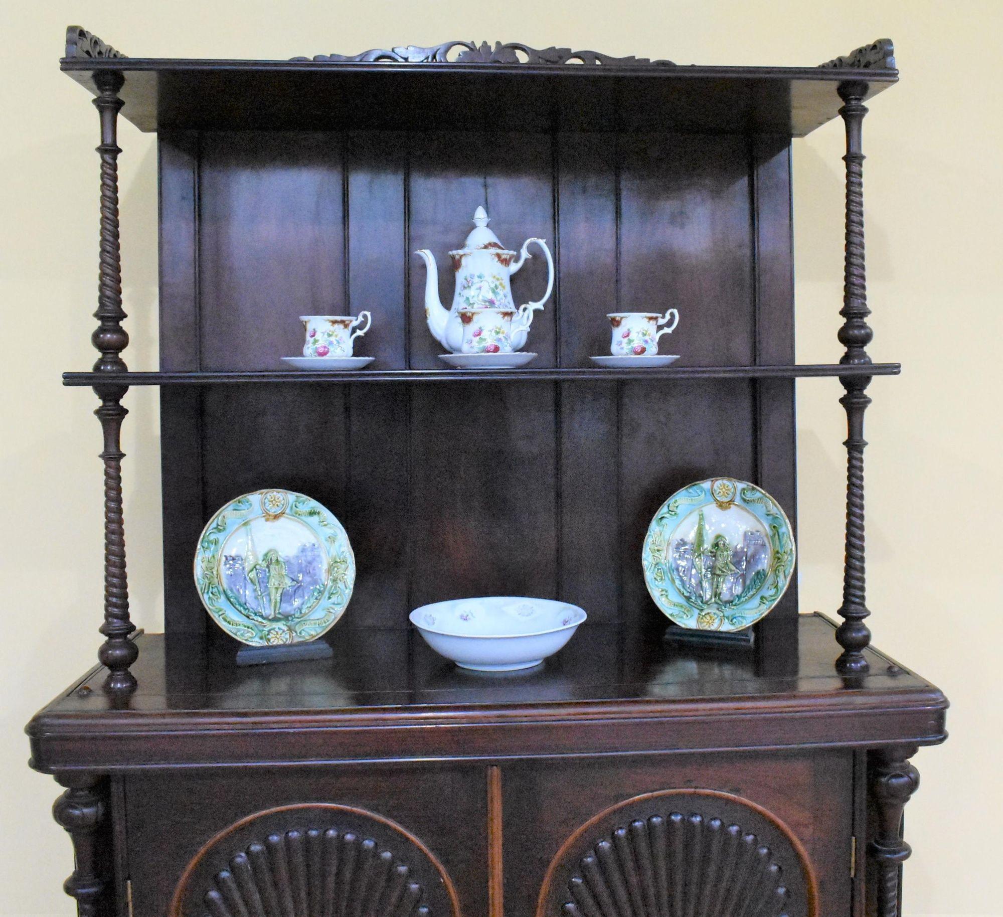 Victorian Rosewood Dresser/Cupboard 4
