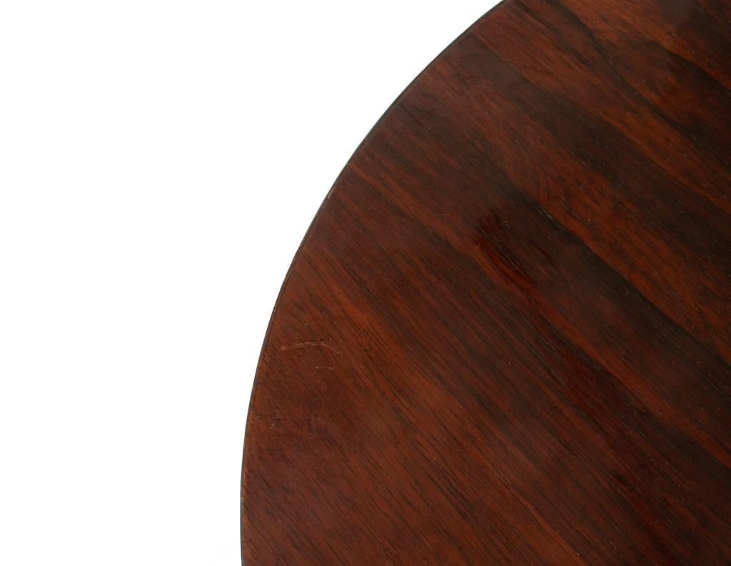 Victorian Rosewood Lamp Tables, Pair In Good Condition For Sale In Astoria, NY