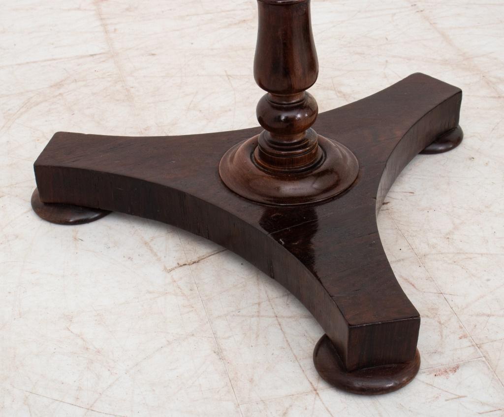 20th Century Victorian Rosewood Lamp Tables, Pair For Sale