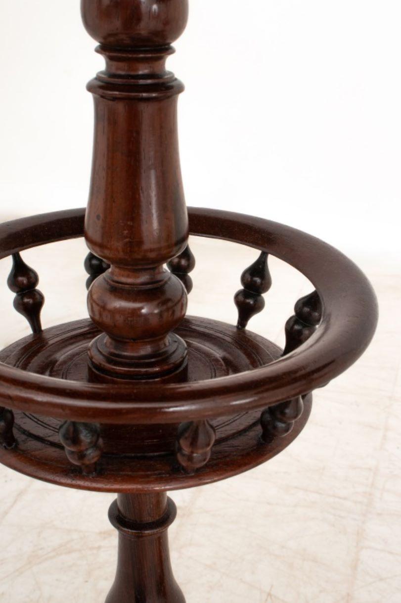 Victorian Rosewood Lamp Tables, Pair For Sale 2