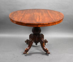 Victorian Rosewood Oval Loo Table