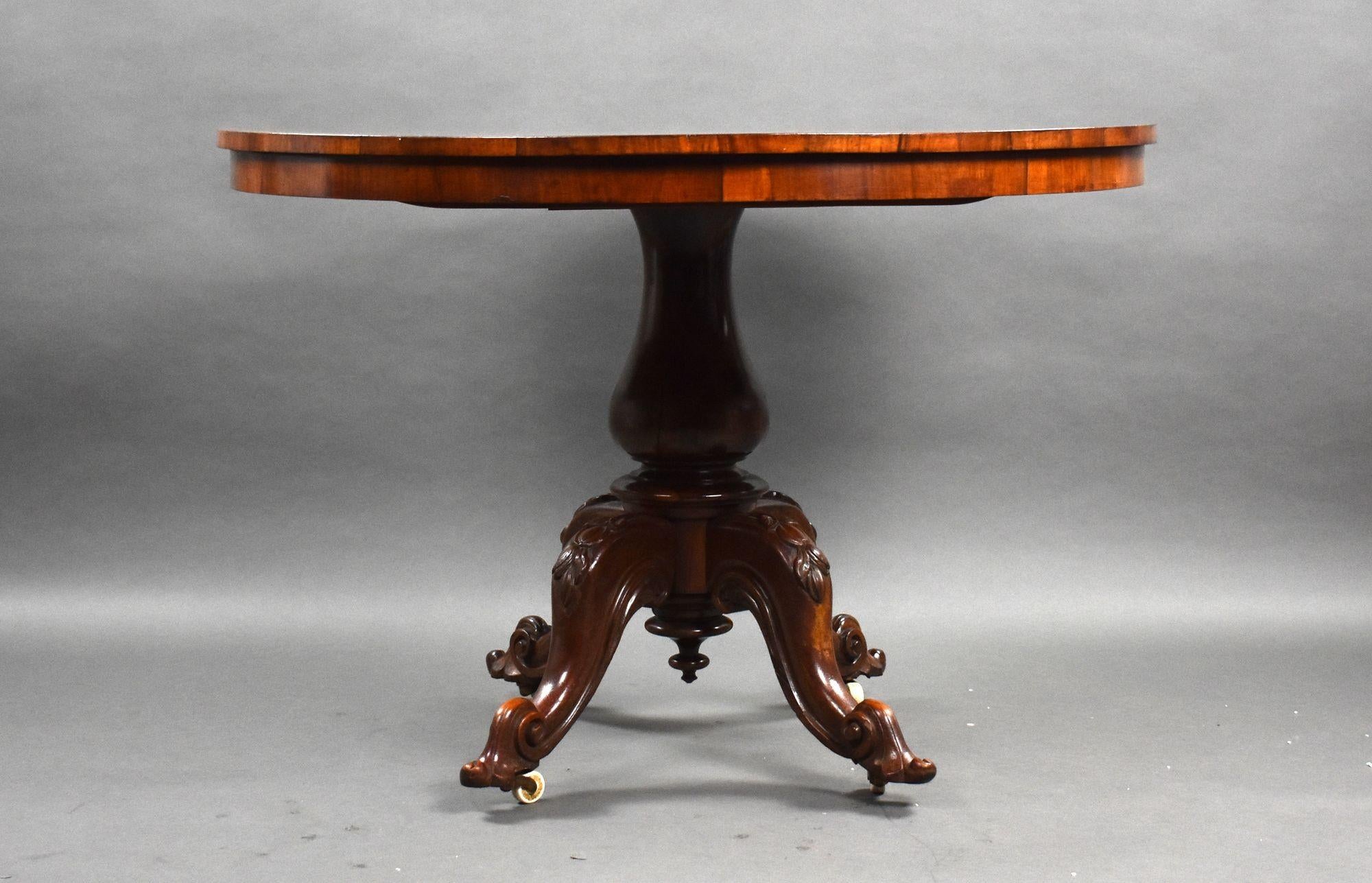 Table ovale victorienne en bois de rose Bon état - En vente à Chelmsford, Essex