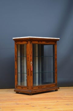 Victorian Rosewood Pier Cabinet Display Cabinet