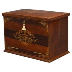 Victorian Rosewood Stationary Box, Writing Slope