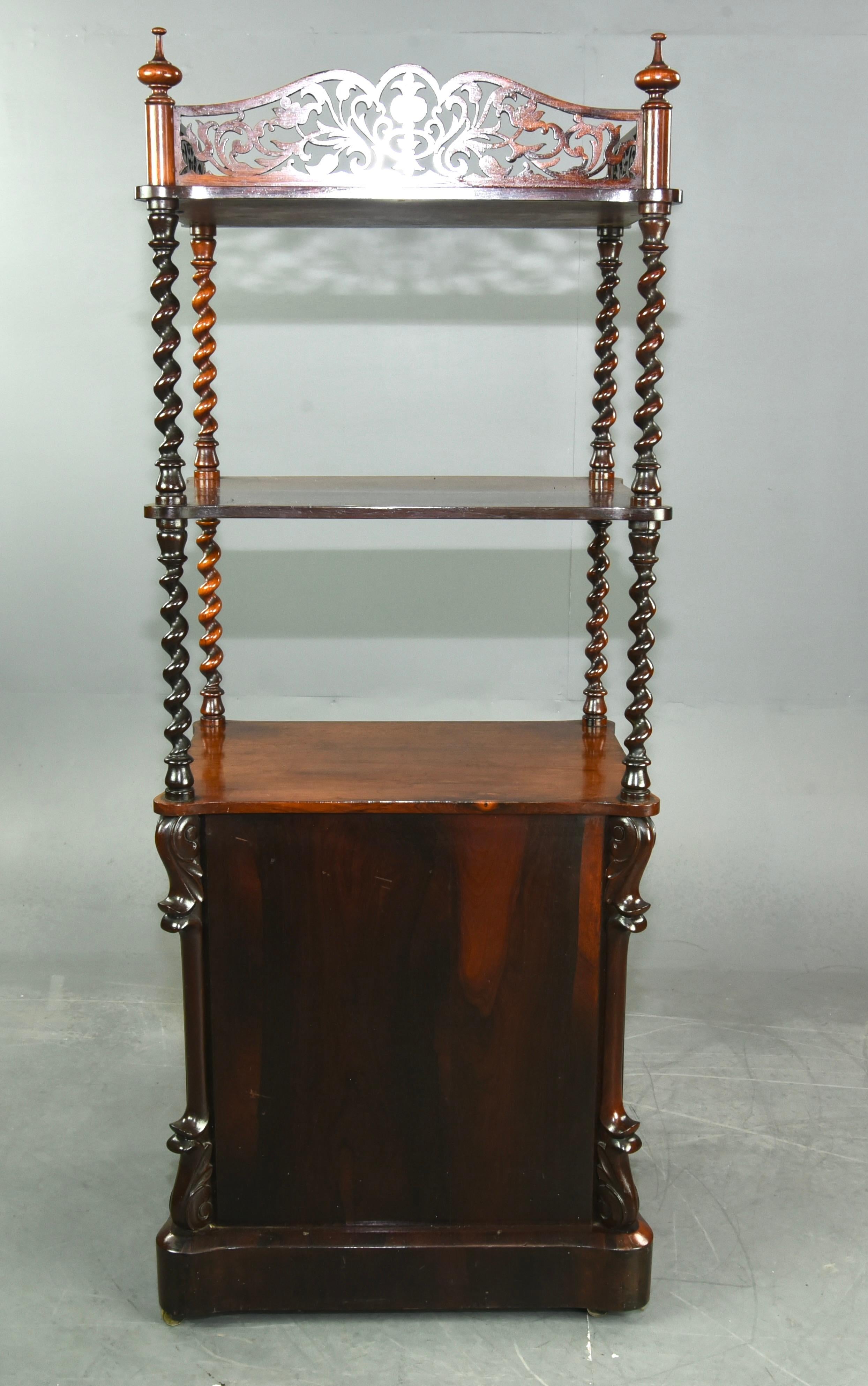 Victorian Rosewood Whatnot 4