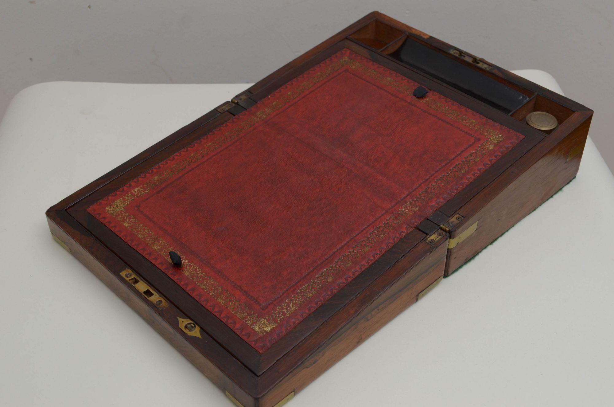 Victorian Rosewood Writing Slope 6