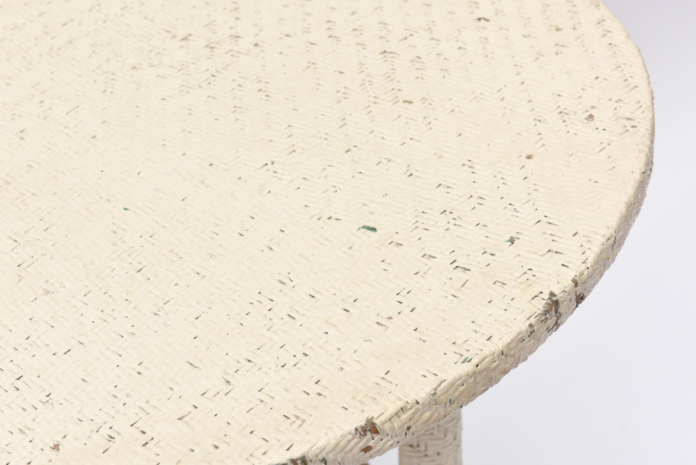 victorian wicker table